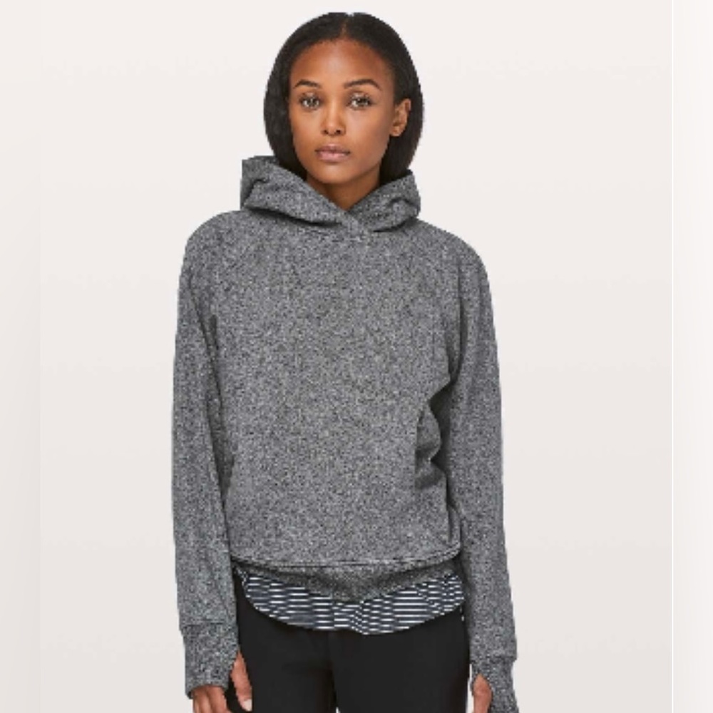 Lululemon Scuba Heather Speckled Black (looks dark gray) size 10